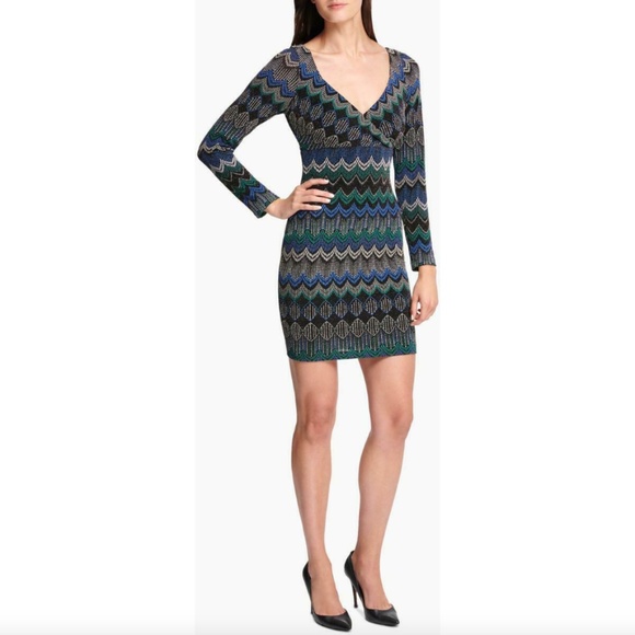 Guess Dresses & Skirts - NWT! Guess Metallic Nylon Stretchy Dress 14